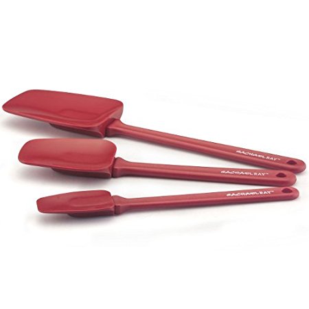 Rachael Ray Tools 3-Piece Spoonula Set, Red