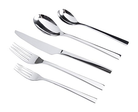 Gibson Elite 20 Piece Sparland Forged Flatware (Set of 4), Stainless Steel