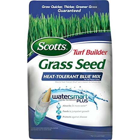 Scotts Turf Builder Grass Seed - Heat Tolerant Blue Mix, 20-Pound