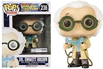 Funko Back to The Future Dr. Emmet Brown Lootctare Exclusive Pop Vinyl