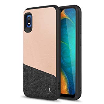 ZIZO Division Samsung Galaxy A10e Case [Military-Grade Protection] Heavy-Duty Shock Absorbtion | Designed for 2019 Samsung Galaxy A10e (Saffiano Blush)