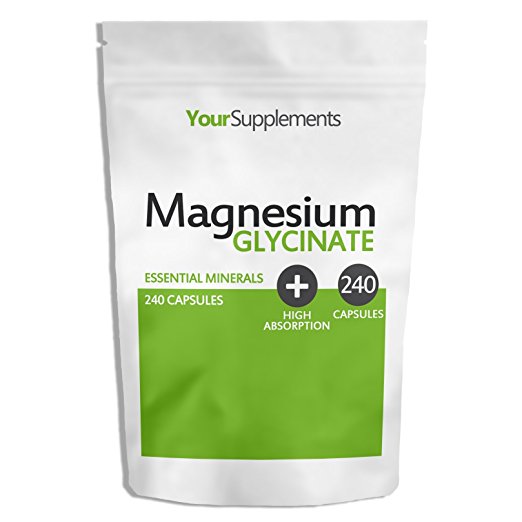 Your Supplements - Magnesium Glycinate - Pack Of 240 Capsules