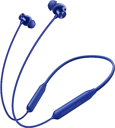 OnePlus Bullets Wireless Z2 Bluetooth 5.0 in Ear Earphones, Bombastic Bass – 12.4 mm Drivers, 30 Hrs Battery Life (Beam Blue)