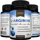 L-Arginine Capsules - Essential Amino Acid - Nutritional Supplement - Lower Blood Pressure - Body Building Support - Nitric Oxide Booster - Protein Synthesis - 100 Money Back Guarantee