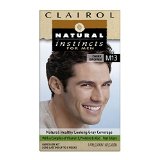 Clairol Natural Instincts Hair Color For Men M13 Dark Brown 1 Kit Pack of 3