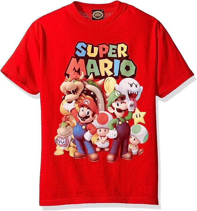 Nintendo Boy's Super Mario Groupage T-Shirt