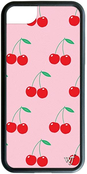 Wildflower Limited Edition Cases for iPhone 6 Plus, 7 Plus, or 8 Plus (Pink Cherries)