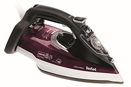 Tefal FV9788 Ultimate Anti-scale Steam Iron, 3000 Watt, Dark Red