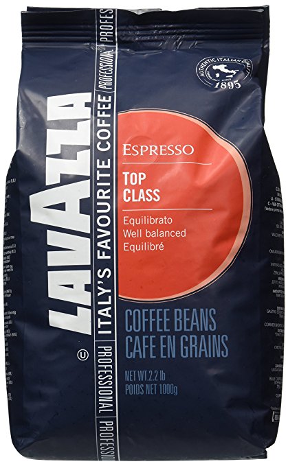 Lavazza Top Class Espresso Whole Bean Coffee, 2.2-Pound Bag