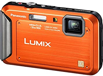 Panasonic Lumix TS20 16.1 MP TOUGH Waterproof Digital Camera with 4x Optical Zoom (Orange) (OLD MODEL)