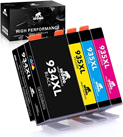 IKONG 934XL 935XL Compatible Replacement for HP 934 and 935 Ink Cartridges for HP Officejet Pro 6830 6230 6835 6812 6815 6820 6220 Printers