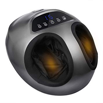 ACEVIVI Shiatsu Foot Massager Machine, shiatsu Massager for feet with Heat, kneading Foot Massager with Rolling and Air Compression for Home and Office, Calf and Foot Massager for Men and Women