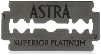 Astra Platinum Double Edge Safety Razor Blades 100 Blades 20 x 5