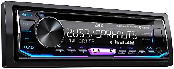 JVC KD-R995BTS 1-Din CD Receiver Featuring BT/Front & Rear Dual USB/13-Band EQ