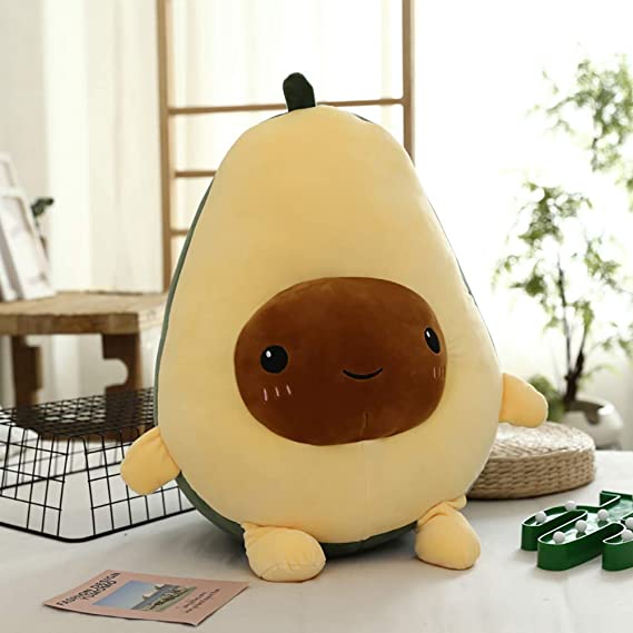 LIGONG [US Stock] ！！Avocado Fruits Plush Plant Toy Filled Doll Cushion Pillow Child (60cm/23.6inch),3-5 Days Delivery！！！！！！！！！！