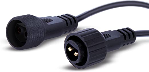 Brightech Ambience Pro - Extension Cable for Solar Outdoor String Lights - 6 Ft Cord aka Wire - Helps You Place The Panel in Direct Sunlight