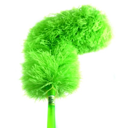 Microfiber Duster by CleansGreen | Best for Automotive, Home, Kitchen, Electronics, Office | Soft, Fluffy, Washable, Reusable Micro Fiber | Bendable, Extendable, Fits into Tight Spaces and High Places
