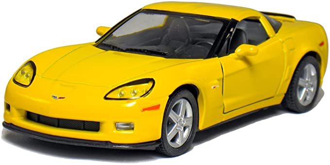 Kinsmart 5" 2007 Corvette Z06 1:36 Scale (Yellow)