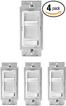 Leviton 6674-P0W, 4-Pack, White