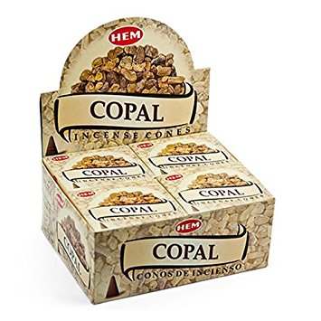 Hem Copal Cones Incense - 4 Packs, 10 Cones per Pack