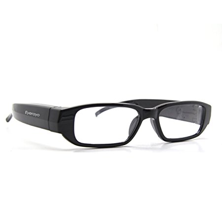 Full HD 1080P Spy Eyewear Glasses Camera Taking Picture Video Recorder Hidden Camera Glasses Mini Camcorder 5.0 Mega pixels (Can not find any pinhole any lence any where) MAX support 32GB Memory Card