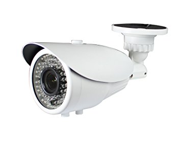 iPower Security SCCAMCVI05 Indoor Outdoor HD-CVI 1.3MP 720p Bullet Security Camera (White)