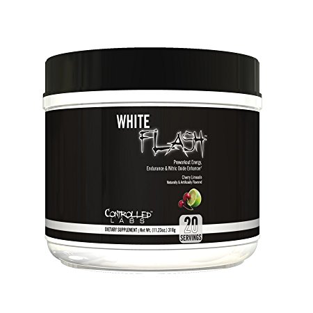 Controlled Labs, White Flash Preworkout Energy, Endurance & Nitric Oxide Enhancer 20 Serv (Cherry Limeade)