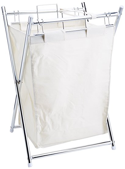 Organize It All Folding Hamper with Canvas Pullout Bag