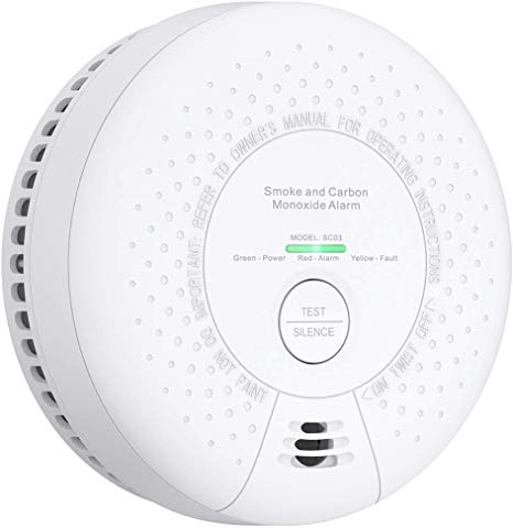 X-Sense Combination Smoke and Carbon Monoxide Alarm with 10-Year Battery Lifetime Photoelectric Sensor Complies with EN Standard 14604, SC03