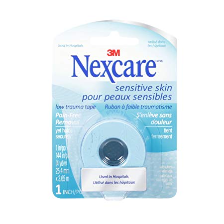 Nexcare Sensitive Skin Tape, 25.4mm x 3.65m