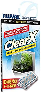 Fluval Clear-X Filter Media Insert, 4pk