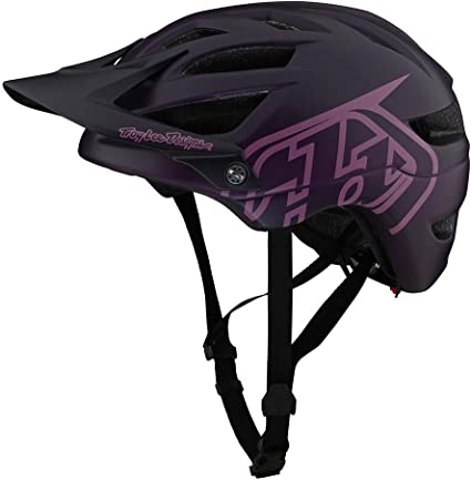 Troy Lee Designs Adult | All Mountain | Mountain Bike Half Shell A1 Helmet Drone (Mauve, MD/LG)