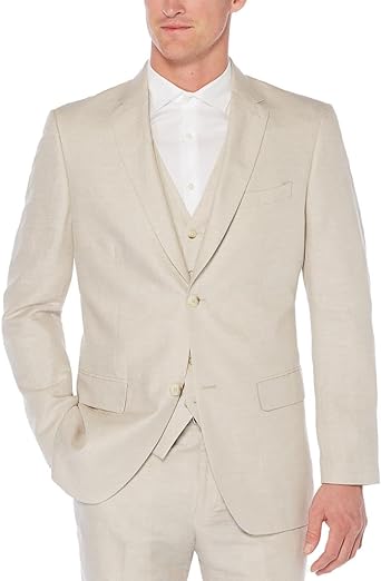 Perry Ellis Mens Linen Suit Jacket