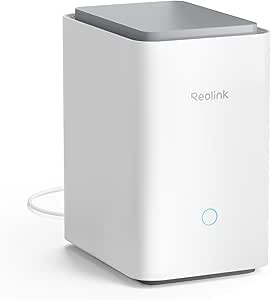 Reolink Home Hub Pro, Centralized Control for up to 24 Security Cameras, up to 16TB HDD Storage, 2TB HDD Included, AES-128 Encryption, 16MP Streaming, Wi-Fi 6, and 120dB Siren. No Monthly Fees.