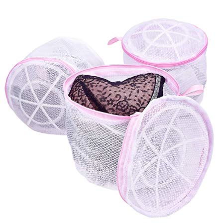 Scientific Bra Laundry Bags for Bras, TANTAI Healthy Women Wash Mesh Bag for Delicates - Working for Adult Lingerie,Stockings,Knickers,Panties,Other Underwear and Baby Socks in Washing Machine(3 Pack)