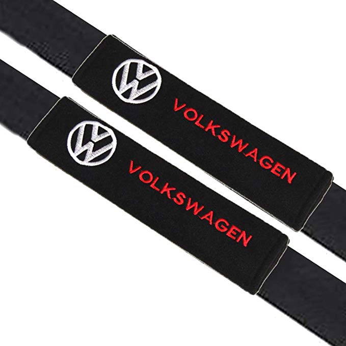 VILLSION 2Pack Auto Seat Belt Cover Soft Cotton Shoulder Pads, Protect Your Neck and Shoulder from The Seat Belt Rubbing
