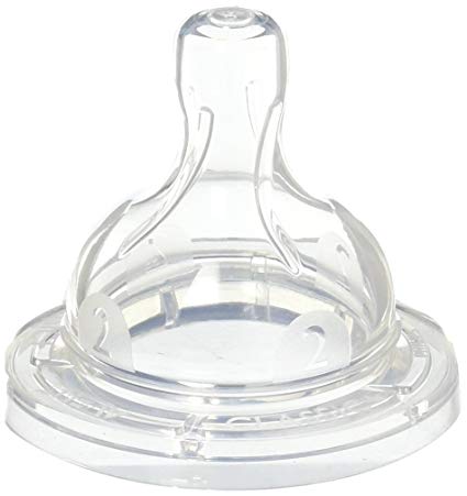 Philips AVENT Anti-Colic Nipple, Clear, (2 Slow Flow)