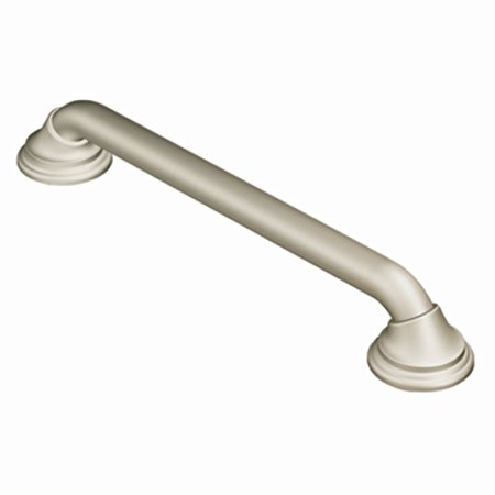 Moen R8718D3GBN 18-Inch Designer Bathroom Grab Bar, Brushed Nickel