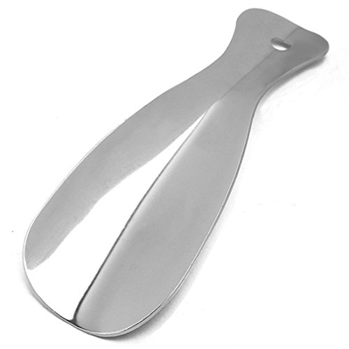 Hilinker Deluxe Metal Shoe Horn Stainless Steel Easy and Safe to Use No rough edges to damage your shoes