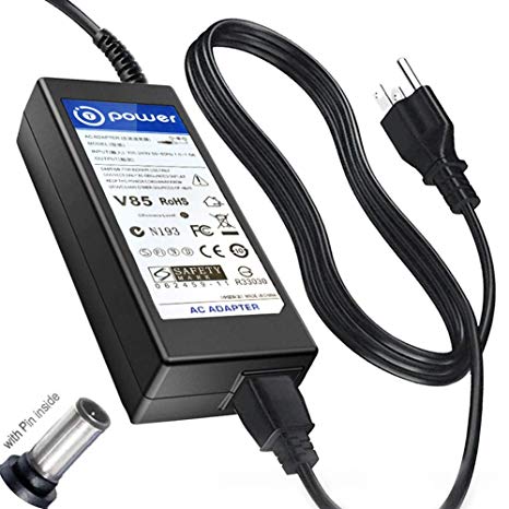 T-Power (65w) Ac Dc Adapter Compatible LG 19" 22" 23" 27" 19032G LG 22LN4510 24M47VQ 24M47H-P 24M47D 24M47H 24M47HQ 24LB451B P,N: EAY62790007 ADS-40FSG ADS-40FSG-19 19032 LED LCD Monitor Charger