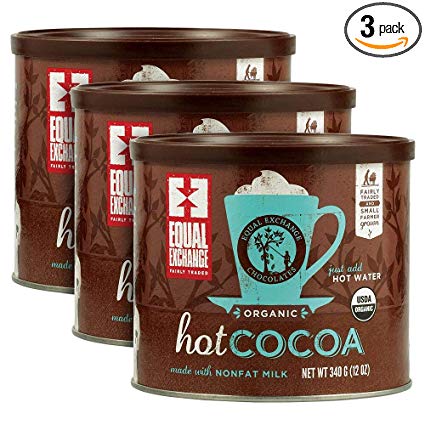 Equal Exchange Hot Cocoa Mix, 12-Ounce (Pack of 3)