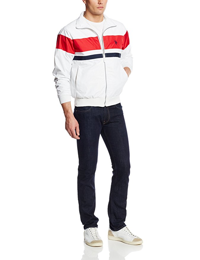 U.S. Polo Assn. Men's Bar Stripe Wind Jacket