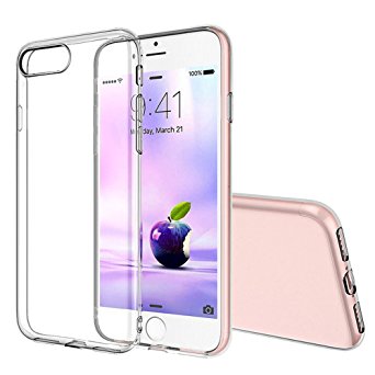 iPhone 7 Plus Case, Yihailu Crystal Clear Transparent TPU Silicon [Drop Protection/Shock Absorption Technology] Premium Protective Cover For iPhone7 Plus 2016