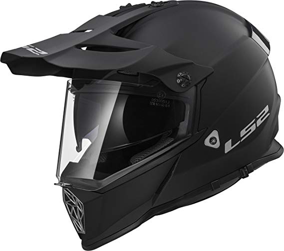 LS2 Helmets Motorcycle & Powersports Helmet's Off-Road Style Adventure Pioneer V2 Matte Black Small