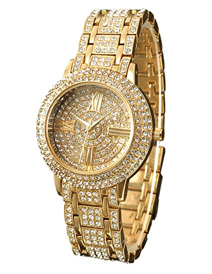 Zeiger Women Watches Full Crystal Bracelet Golden/Silver Ladies Watches
