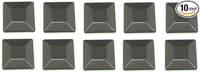 JSP Manufacturing Plastic New Fence Post Black Caps 4X4 (3-5/8"x 3-5/8" - Nominal Post) Pressure Treated Wood Made in USA MULITPACK Wholesale Bulk Pricing