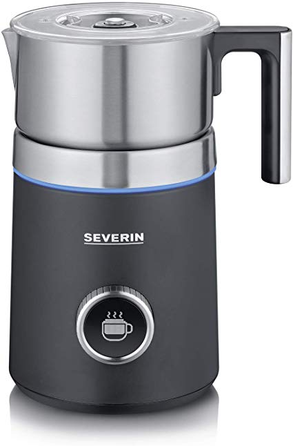 Severin SM 3587 Induction Milk Frother Spuma 700 Plus, milliliters, Black-Stainless Steel