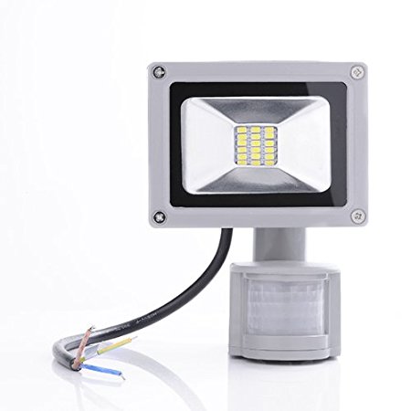 20W/30W/50W/80W Waterproof PIR Motion Induction Outdoor Security Flood Light Warm White & Cool White (Cool white, 20W)