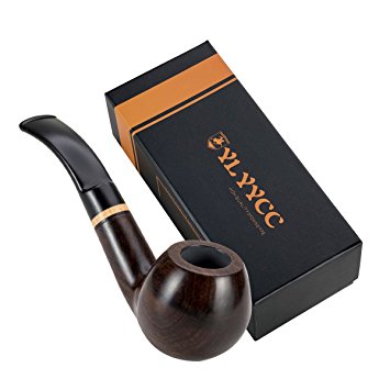 Ylyycc solid wood tobaco pipe with several accessories tobacco pipe