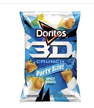 Doritos 3d Party Size Spicy Ranch 9.25oz
